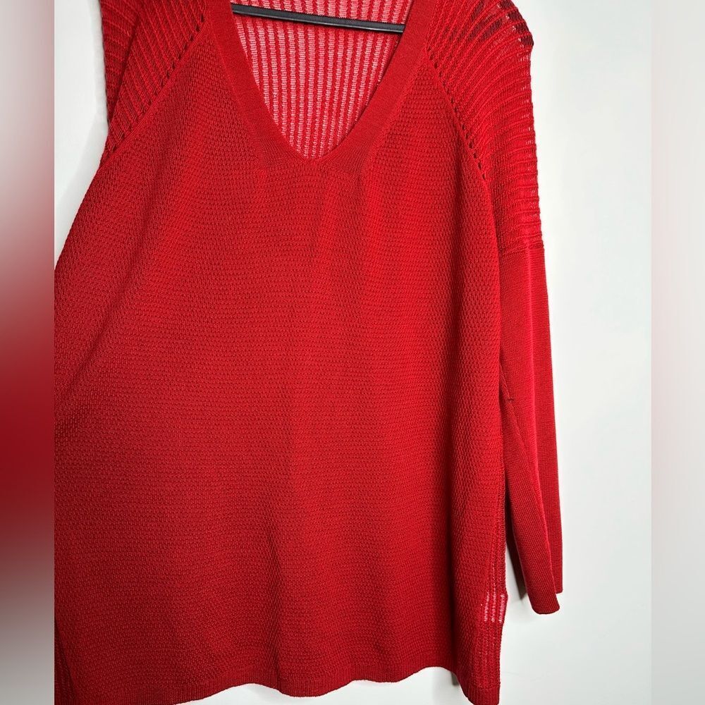 Eileen Fisher V‎ Neck pullover - Picture 2 of 7